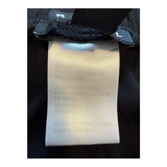 Tribal Pull-On Wide Leg Pant - Embroidered Pattern - Black - Size Large - Picture 8 of 13